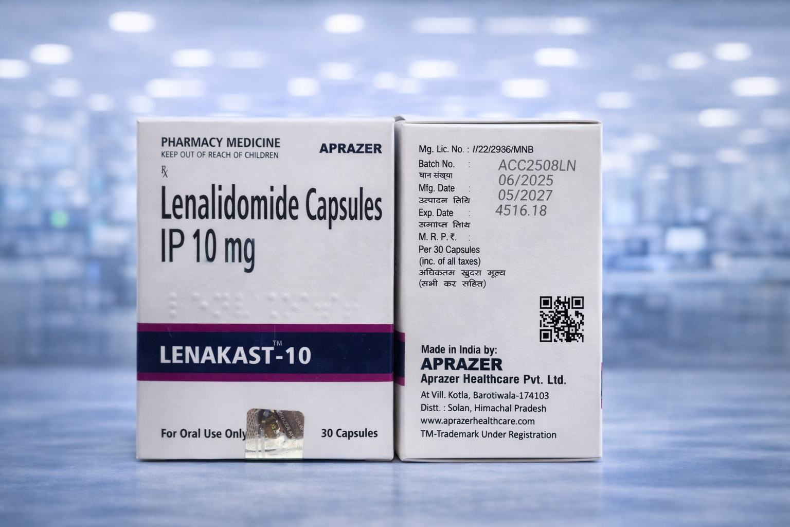 Lenakast 10 mg - Lenalidomide Capsules - gillapharma.com